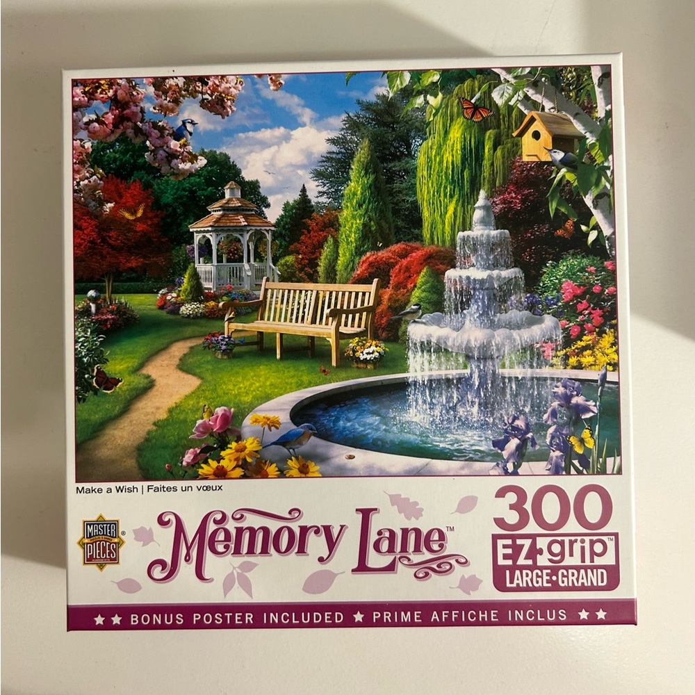 Like New 300 EZ Grip Piece Jigsaw Puzzle “Make A Wish” Memory Lane